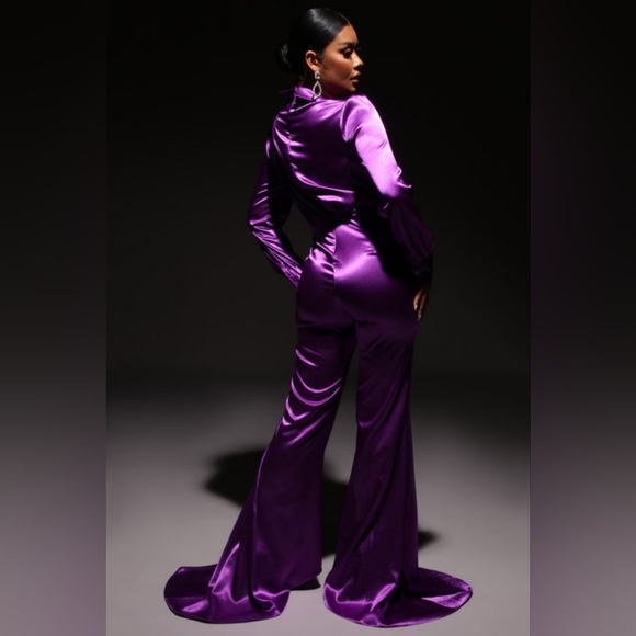 Violet jumpsuit - Picture 2 of 4